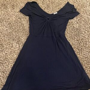 Elegant Navy Blue Dress